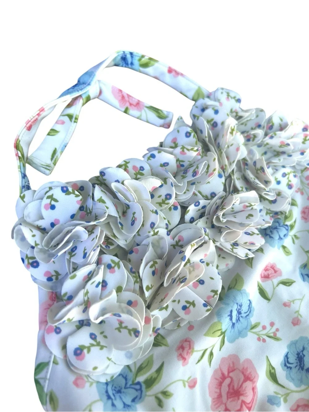 Mudpie Girls’ Onepiece‎ Swimsuit Floral With Ruffles 4 Years